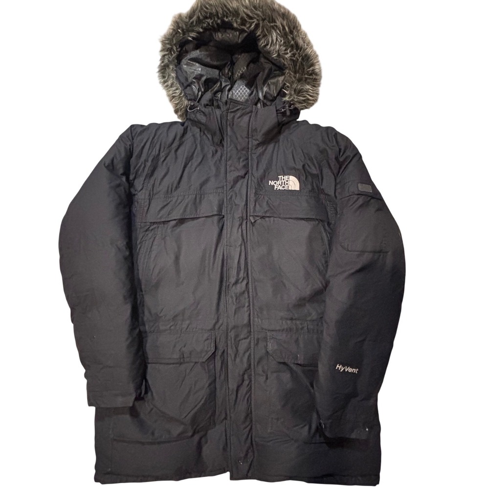 Vintage 2000s The North Face McMurdo Parka XL Goose Down HyVent Fur Hood